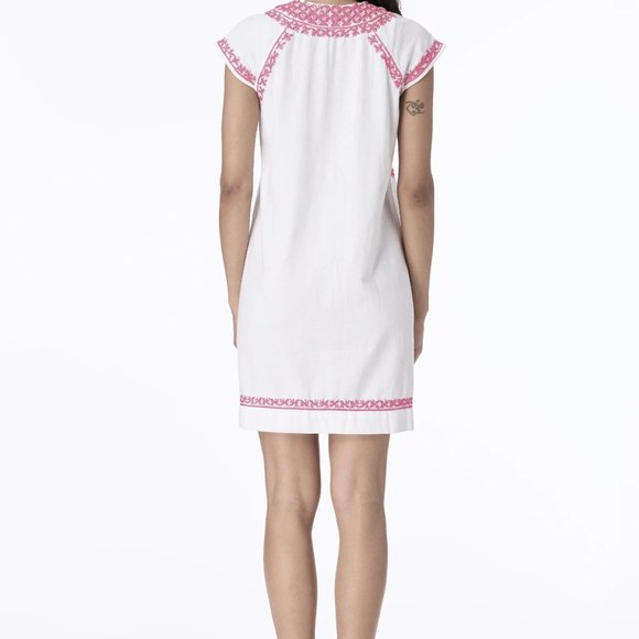 NWT Jayshree Dalal 100% Cotton Embroidered Tunic Dress - Picture 3 of 3